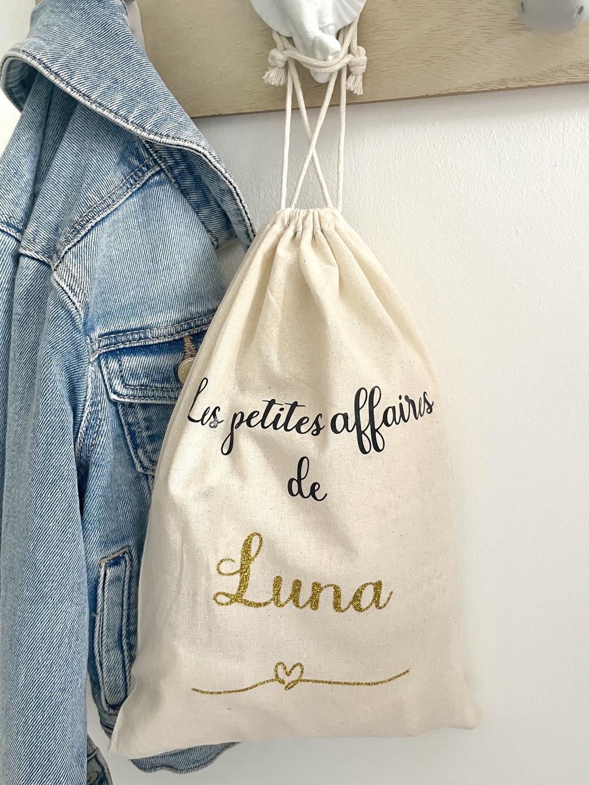 Sac à cordon en coton enfant